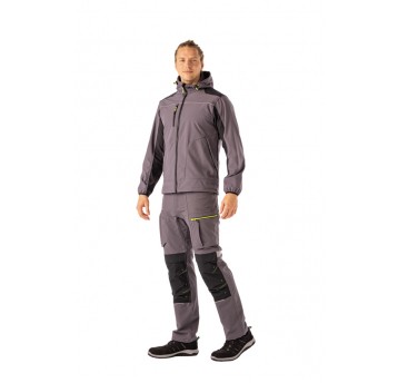 Kurtka softshell PLANAM rECOline 6751 - łupkowy