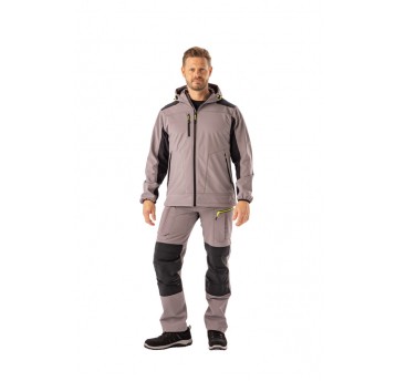 Kurtka softshell PLANAM rECOline 6754 - cynkowy