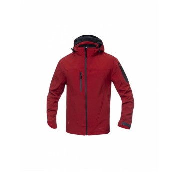Kurtka softshell SPIRIT zimowa - czerwony