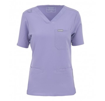 MYNTS V-Neck Two Pockets – Scrub Top Women WMT002 Lavender