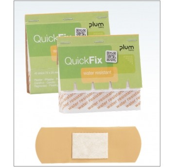 Plastry wodoodporne Plum Quickfix 5511 (45szt.) - wkład do dozownika