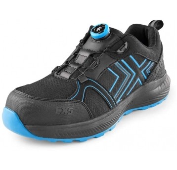 Półbuty CXS ISLAND LIPARI S3S SRC HRO - czarno-niebieski