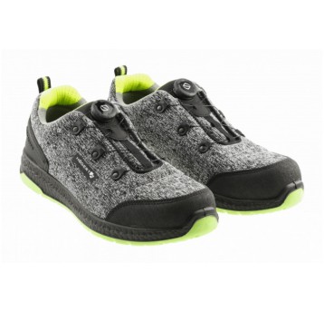 Półbuty ochronne KEMNITZ LACE SYSTEM S1PS SR FO szary-melanż/zielony
