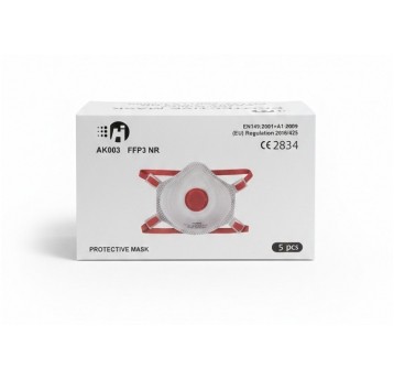 Półmaska przeciwpyłowa PAYPER AK003 FFP3 NR (5szt.) z zaworkiem