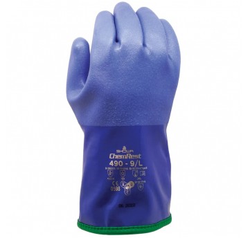 Rękawice chemoodporne Showa 430 - niebieski