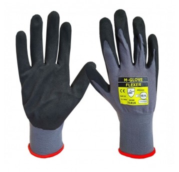 Rękawice powlekane lateksem M-GLOVE FLEXER 3141X