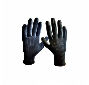 Rękawice powlekane poliuretanem M-GLOVE PU1001 3121X - czarny