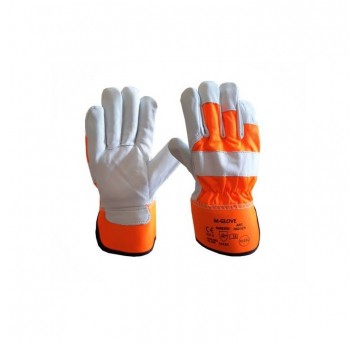 Rękawice skóra licowa M-GLOVE RIGGER ORANGE 3243X - 10,5