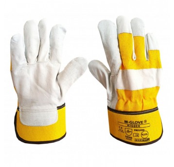 Rękawice skóra licowa M-GLOVE RIGGER YELLOW 3233X - 10,5