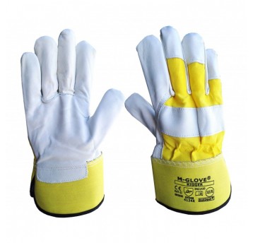 Rękawice skóra licowa M-GLOVE RIGGER YELLOW 4124X - 10,5
