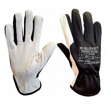 Rękawice skóra licowa M-GLOVE TECHNIK FLEXO 2124X