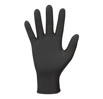 Rękawice warsztatowe Showa 709B (100szt) - czarny