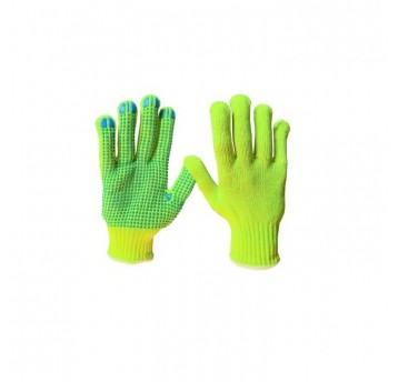 Rękawice z nakropieniem M-GLOVE DOTS HI-VIS KAT.I.