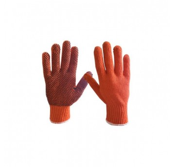 Rękawice z nakropieniem M-GLOVE DOTS ORANGE KAT.I.