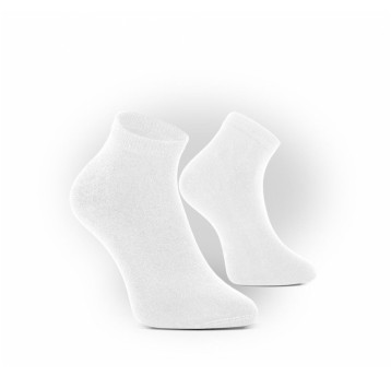 Skarpety antybakteryjne BAMBOO SHORT MEDICAL (3pary) - biały