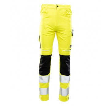 Spodnie do pasa ostrzegawcze SEVEN KINGS FLASH SKF006 KAT II - żółty