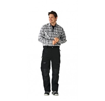 Spodnie do pasa PLANAM OUTDOOR SLOPE zimowe - czarny