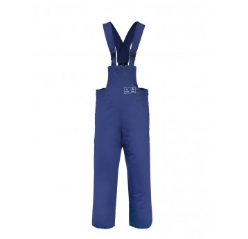 Spodnie ogrodniczki PROS model 001 ocieplane - granatowy