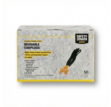 Zatyczki do uszu ze sznurkiem w pudełku MADURU CORDED (50szt.)